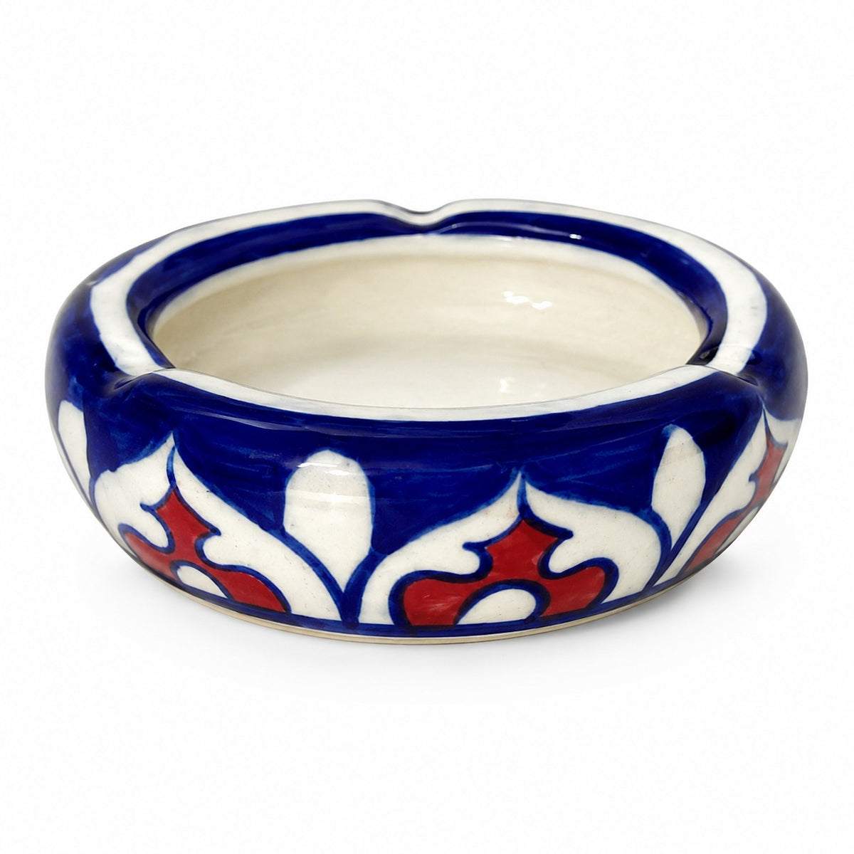 Ceramic Blue Pottery Hand Made Beautiful Ash tray