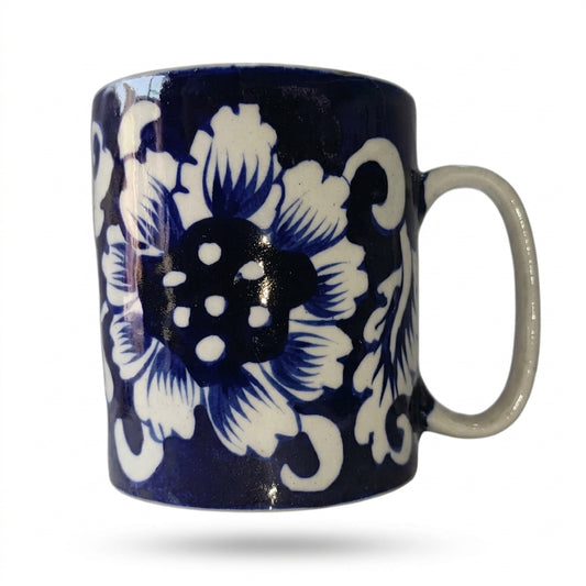 Ceramic Blue Pottery Mug