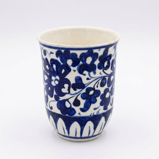 Ceramic Blue Pottery Glass