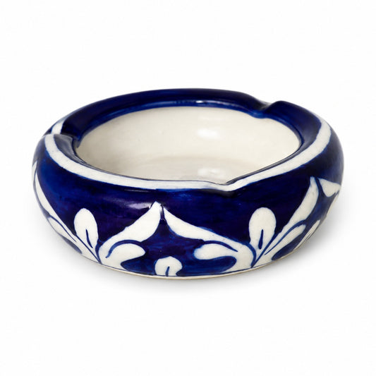 Ceramic Blue Pottery Hand Made Beautiful Ash tray