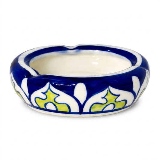 Ceramic Blue Pottery Hand Made Beautiful Ash tray