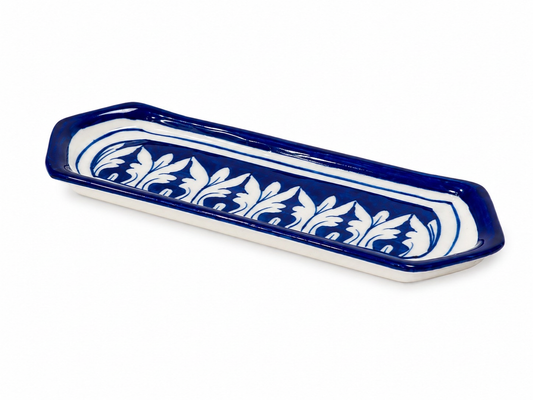 Ceramic Blue Pottery Hand Made Mini Dish