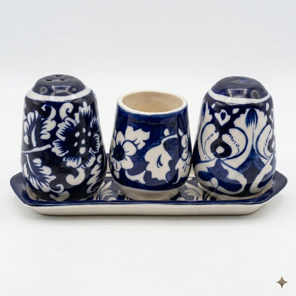 Ceramic Salt Pot Set 4 pieces