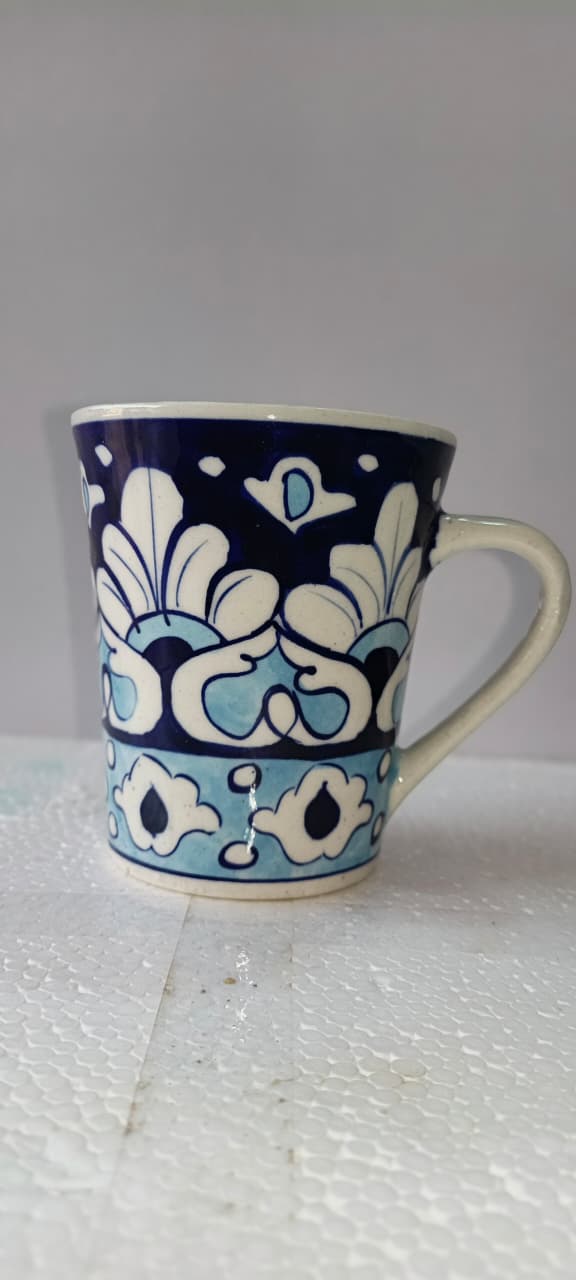 Ceramic Blue Pottery Mug