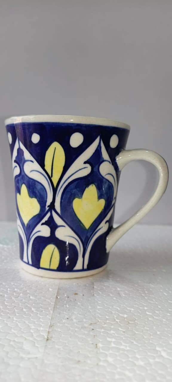 Ceramic Blue Pottery Mug