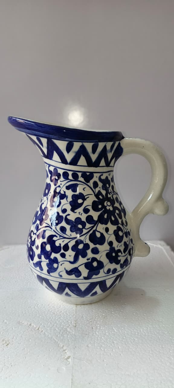 Ceramic Blue Pottery Only Jug