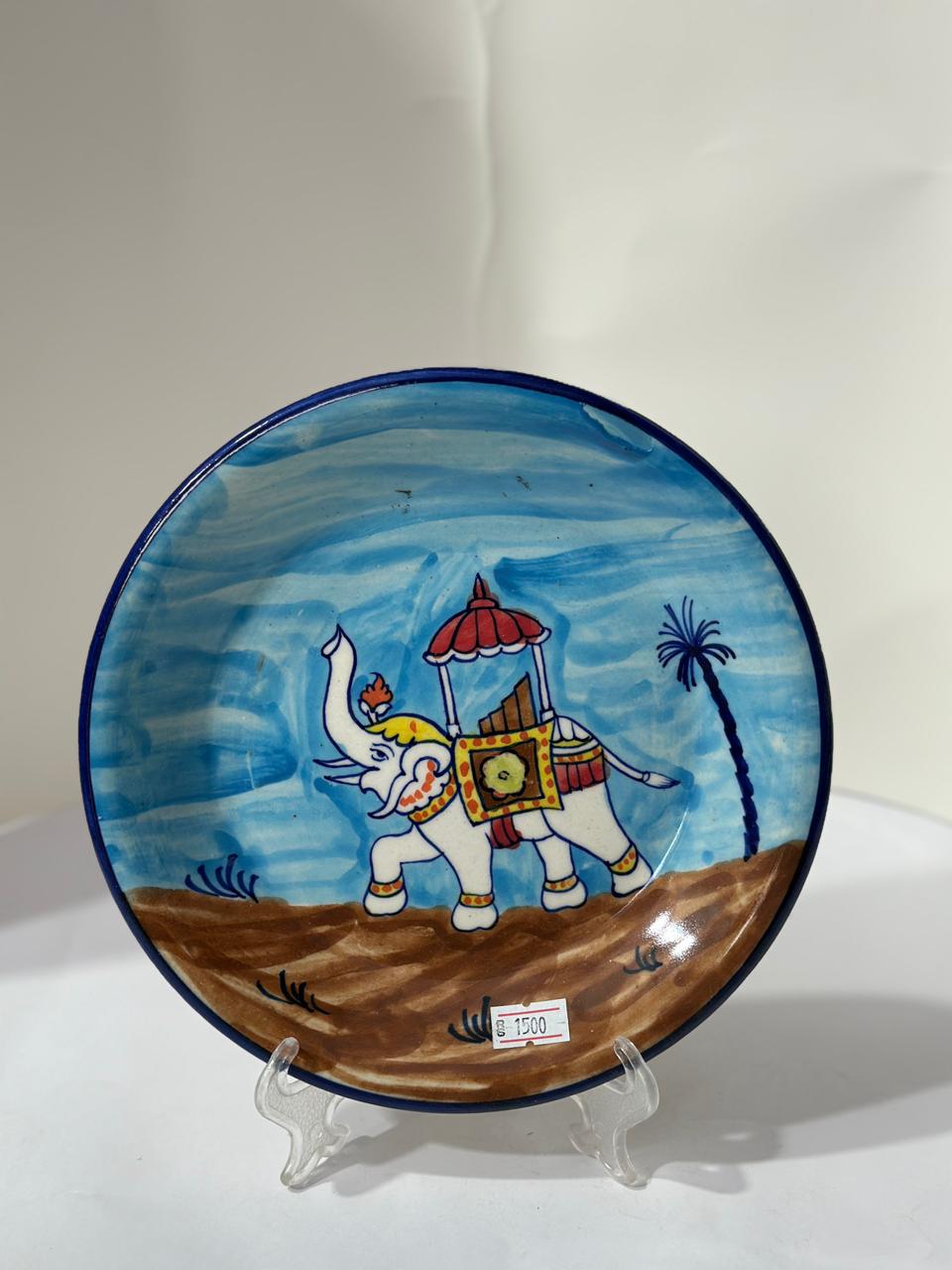 Ceramic quarter art plate