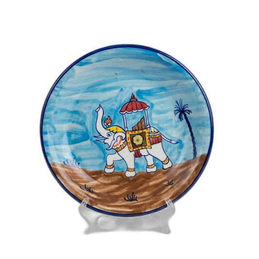 Ceramic quarter art plate